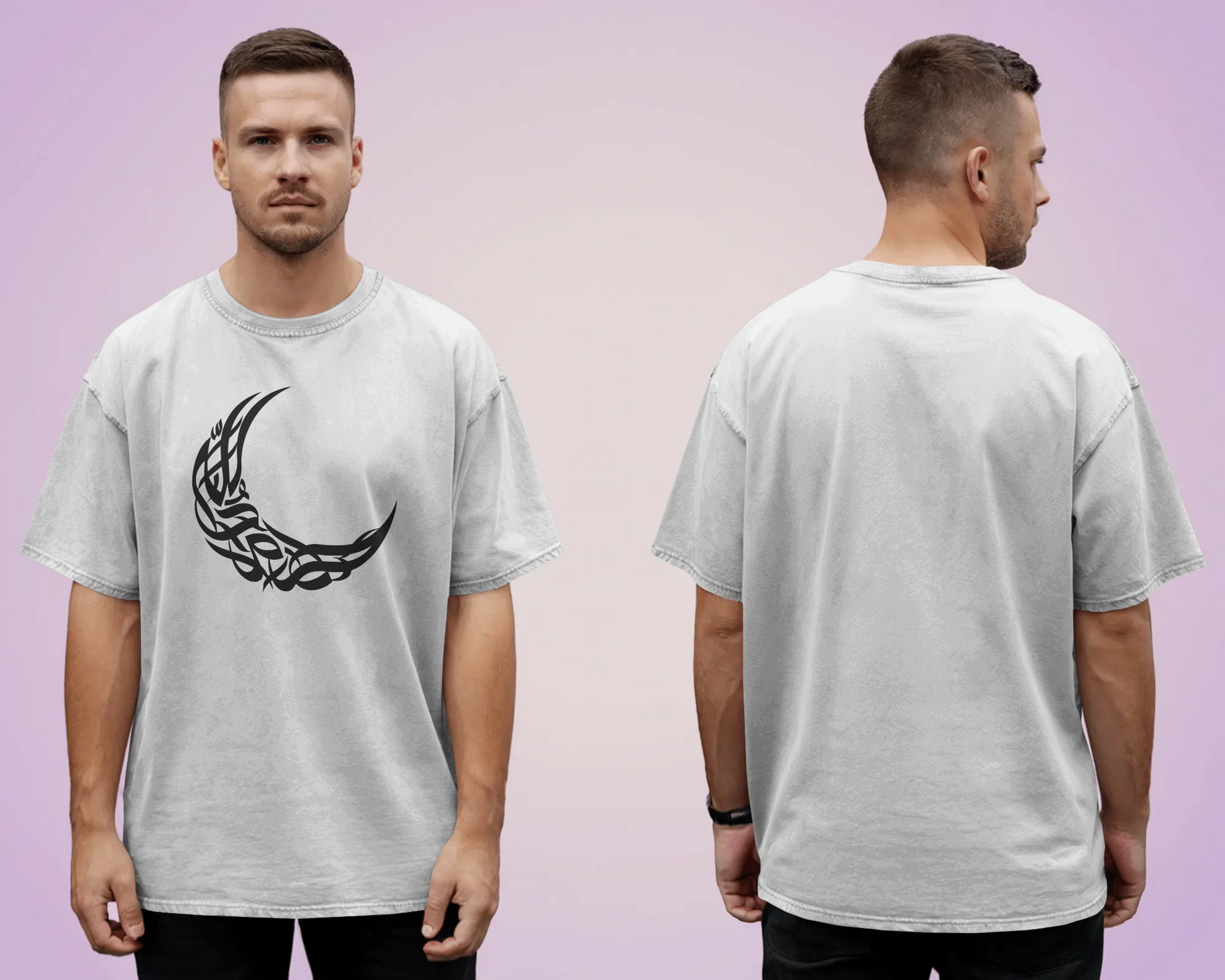 Tshirt - Over Size Fit - Mini _ Al Hilal - The Crescent moon