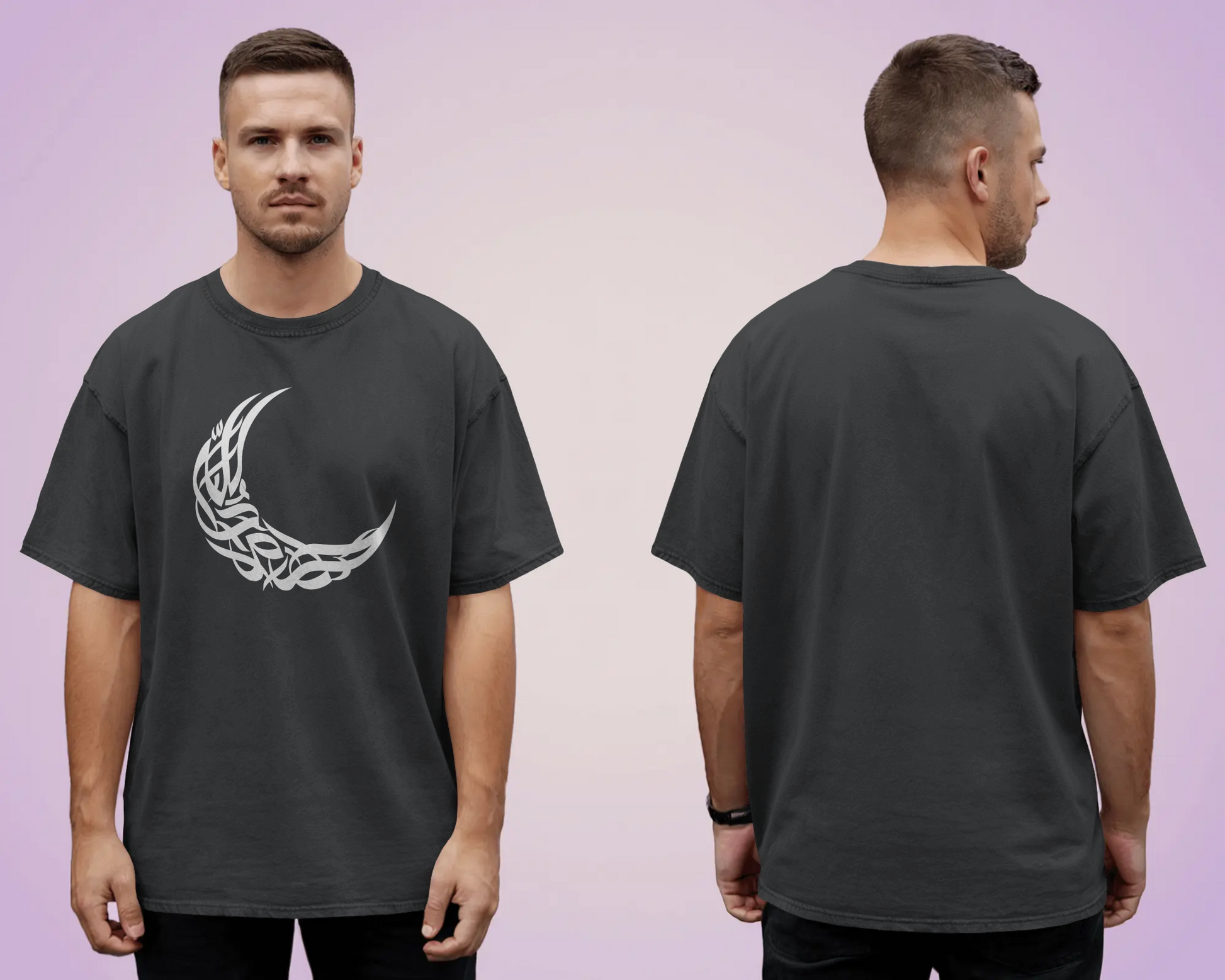 Tshirt - Over Size Fit - Mini _ Al Hilal - The Crescent moon