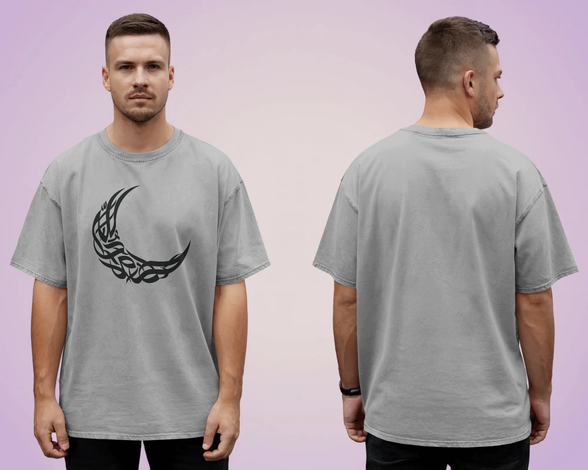 Tshirt - Over Size Fit - Mini _ Al Hilal - The Crescent moon