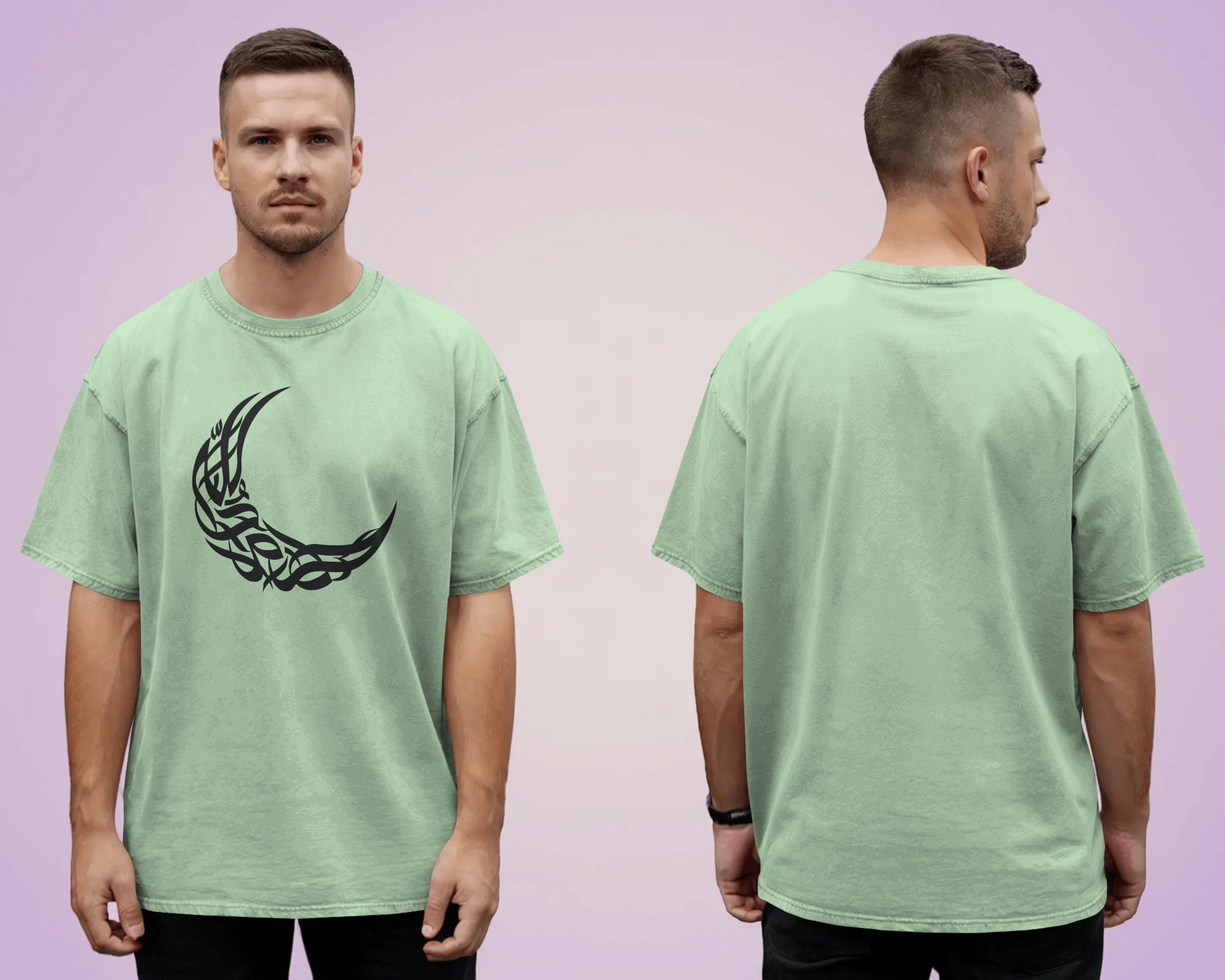 Tshirt - Over Size Fit - Mini _ Al Hilal - The Crescent moon