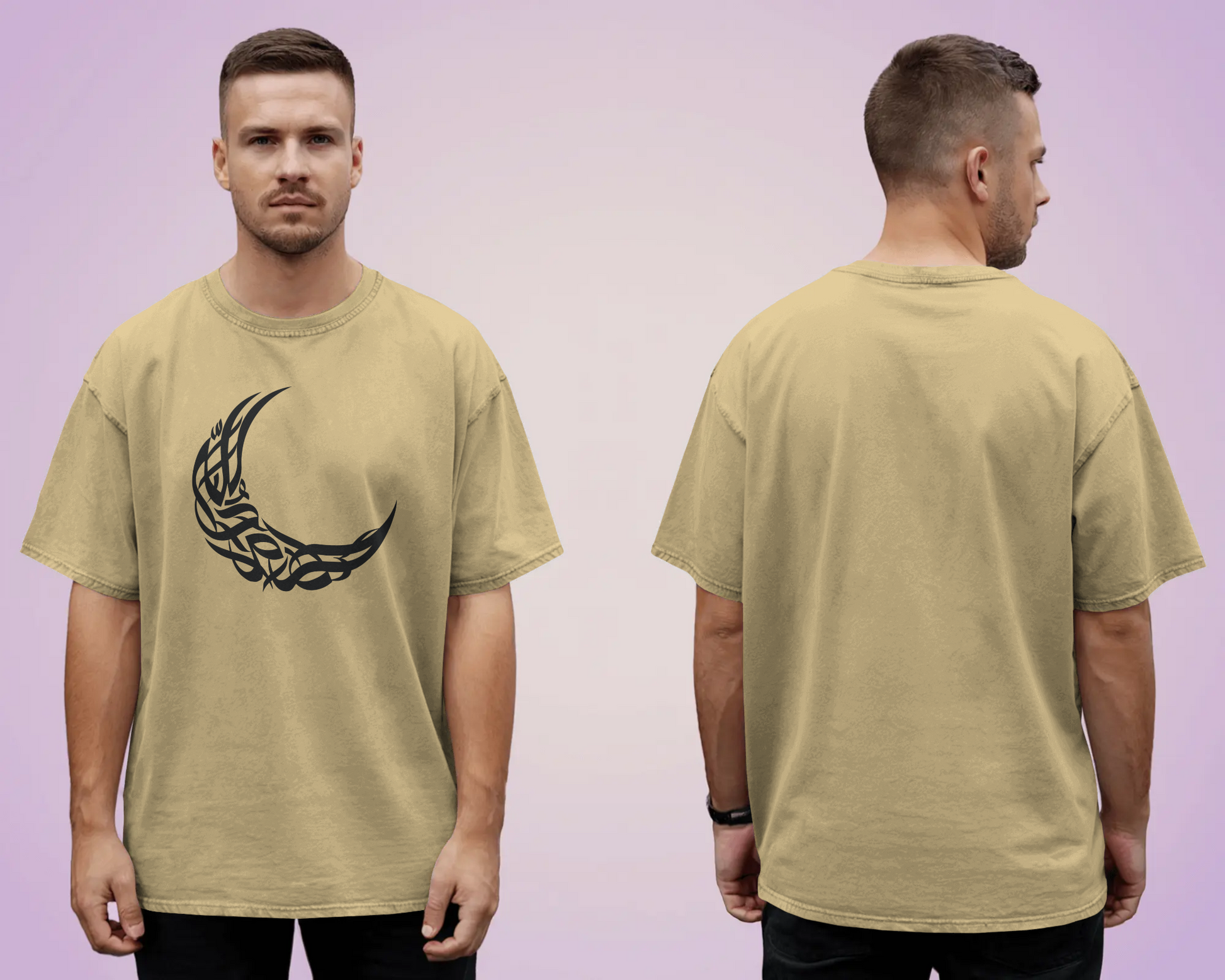 Tshirt - Over Size Fit - Mini _ Al Hilal - The Crescent moon