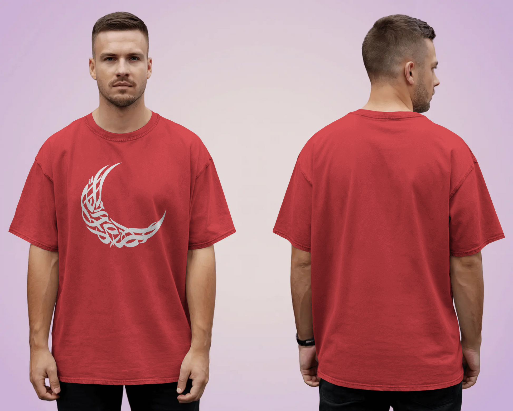Tshirt - Over Size Fit - Mini _ Al Hilal - The Crescent moon