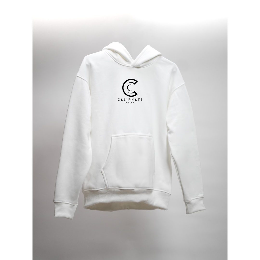 Basic Hoodie, White hoodie, Caliphate Couture Hoodie