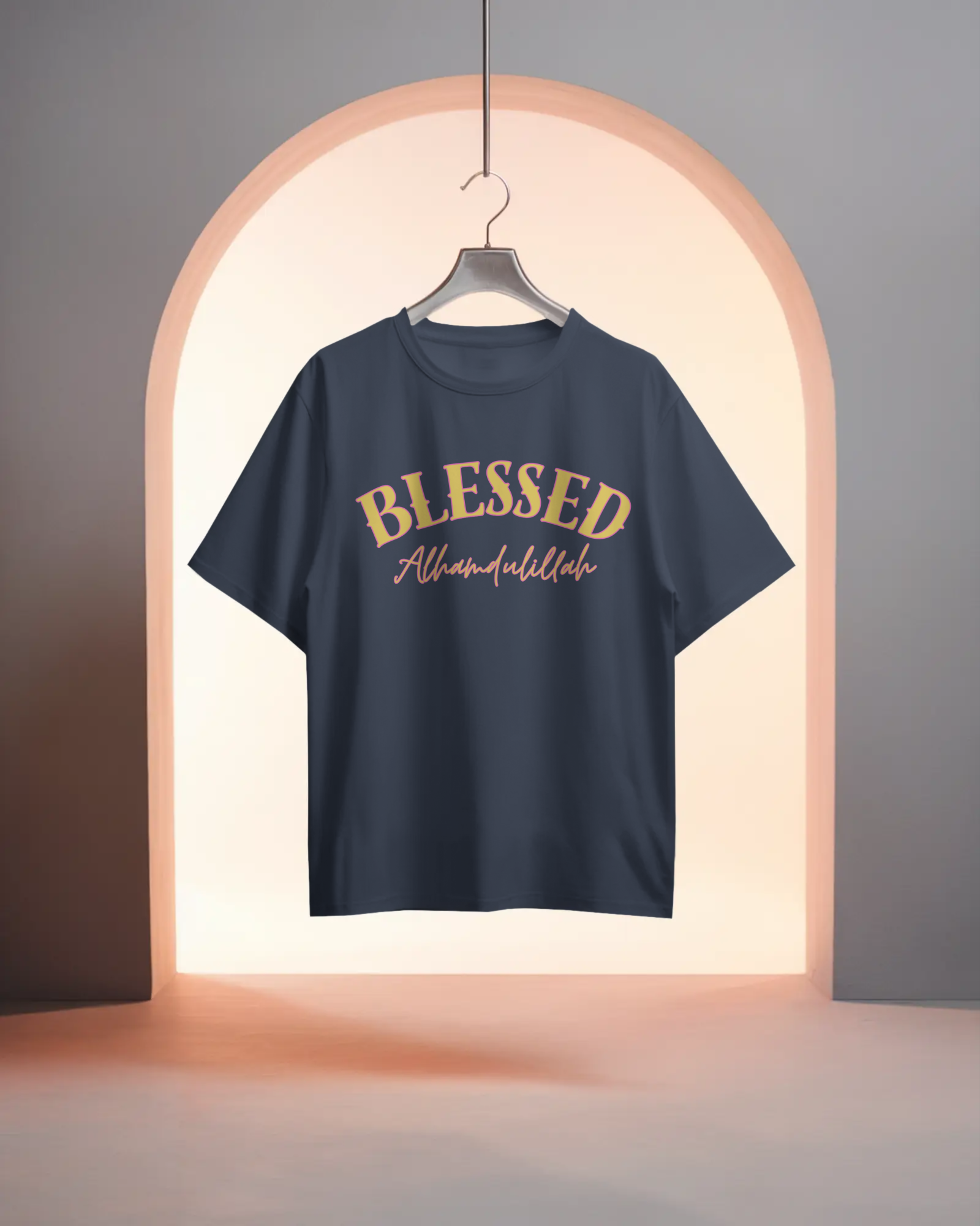 Tshirt - Over Size Fit - Blessed Alhamdulillah