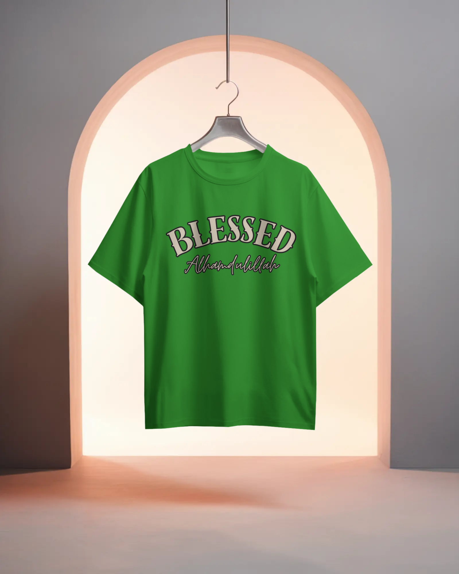 Tshirt - Over Size Fit - Blessed Alhamdulillah