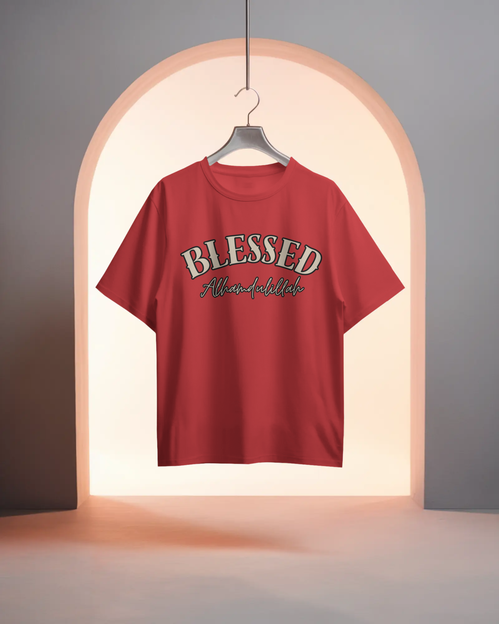 Tshirt - Over Size Fit - Blessed Alhamdulillah