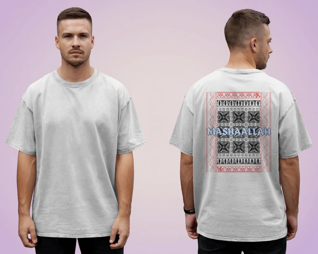 Tshirt - Over Size Fit - Mashaallah Tapestry