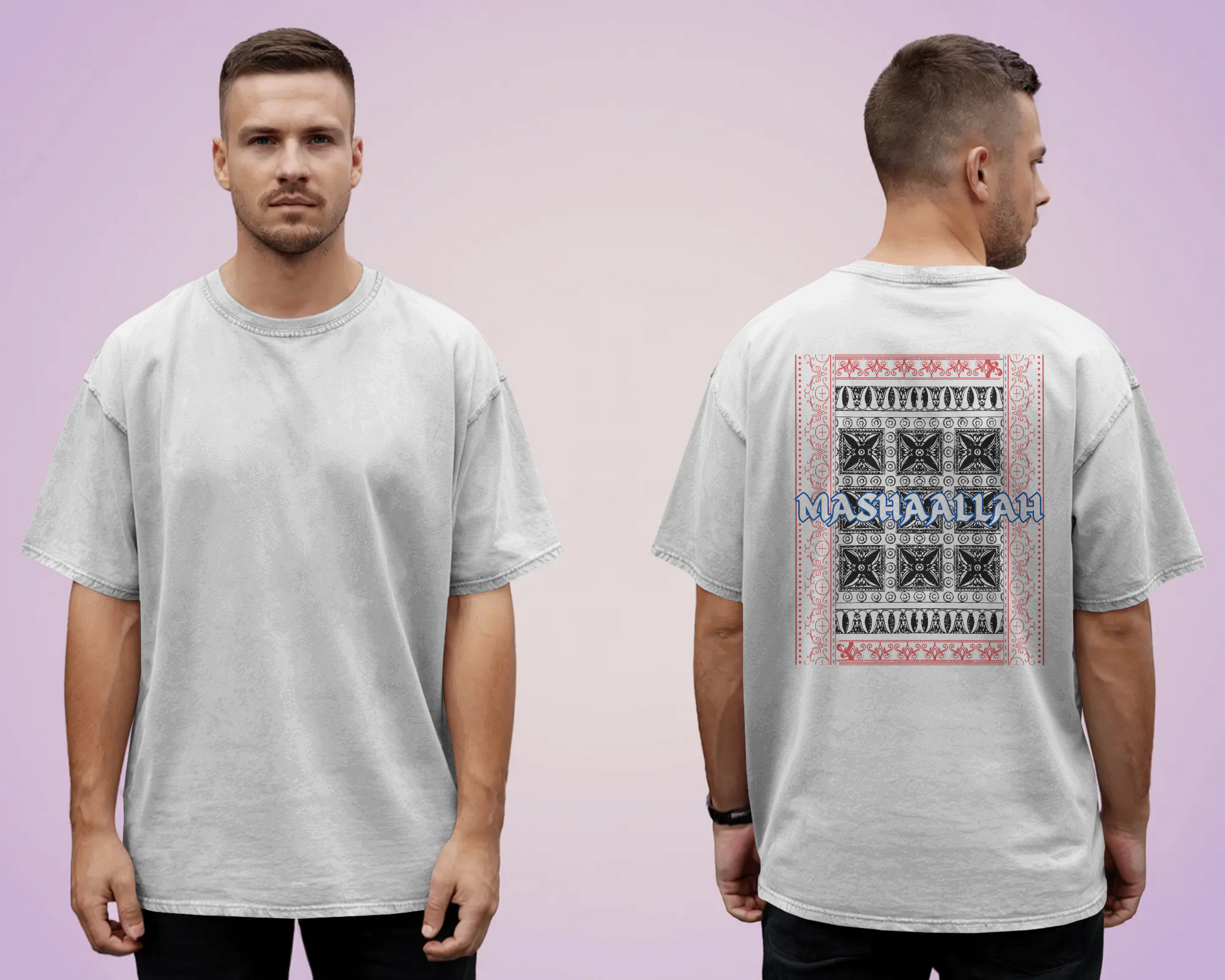 Tshirt - Over Size Fit - Mashaallah Tapestry
