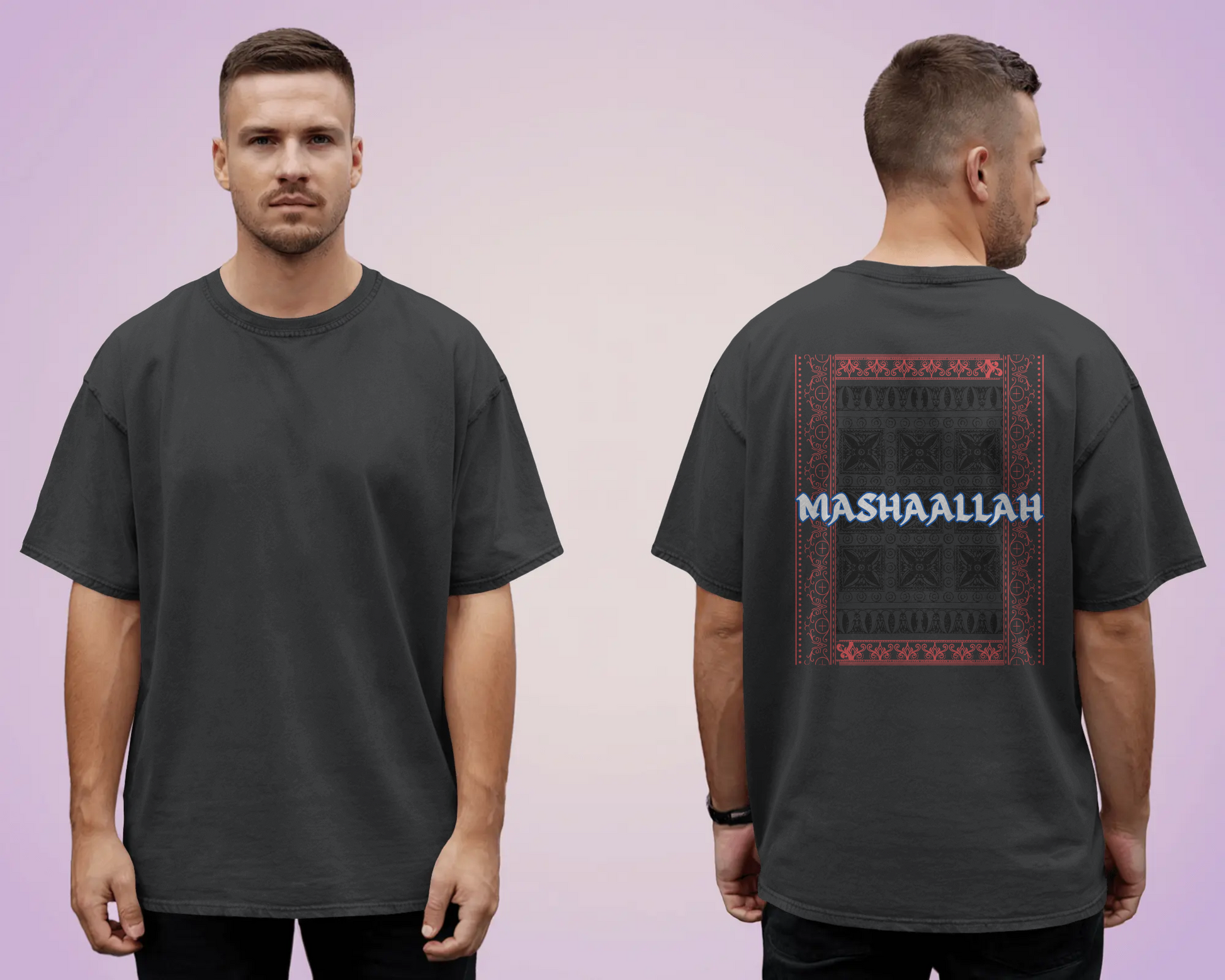 Tshirt - Over Size Fit - Mashaallah Tapestry
