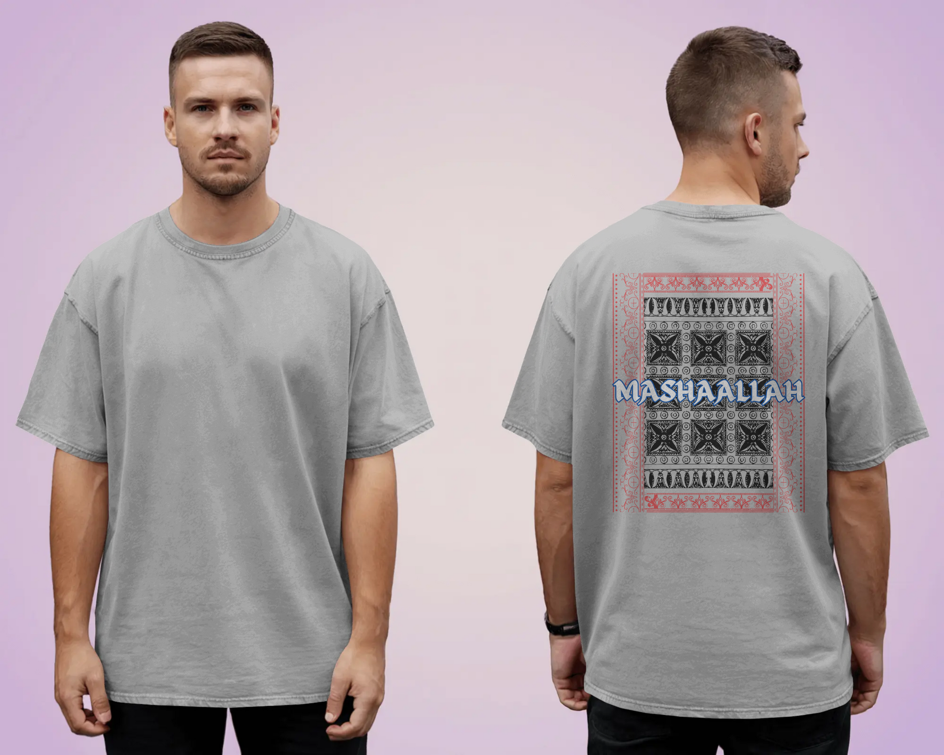 Tshirt - Over Size Fit - Mashaallah Tapestry