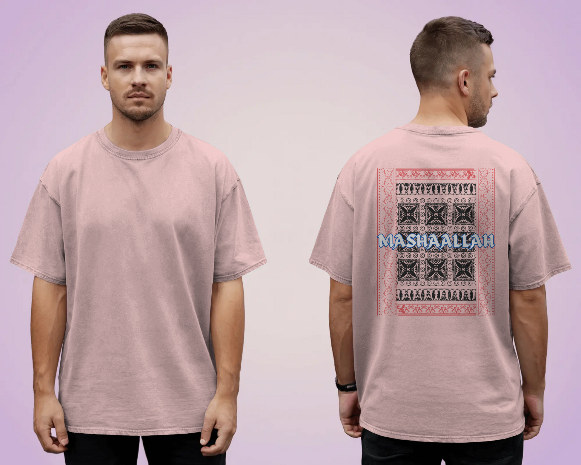Tshirt - Over Size Fit - Mashaallah Tapestry