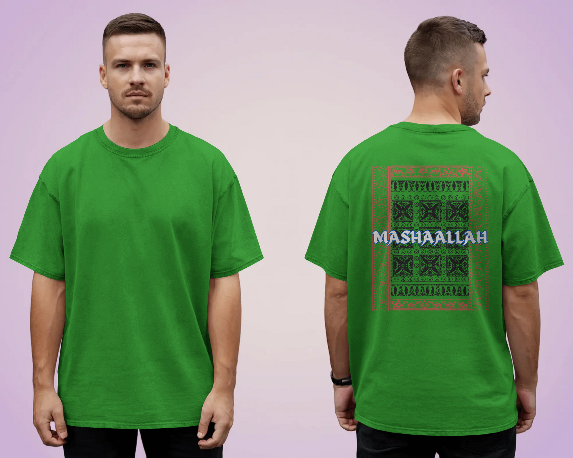 Tshirt - Over Size Fit - Mashaallah Tapestry