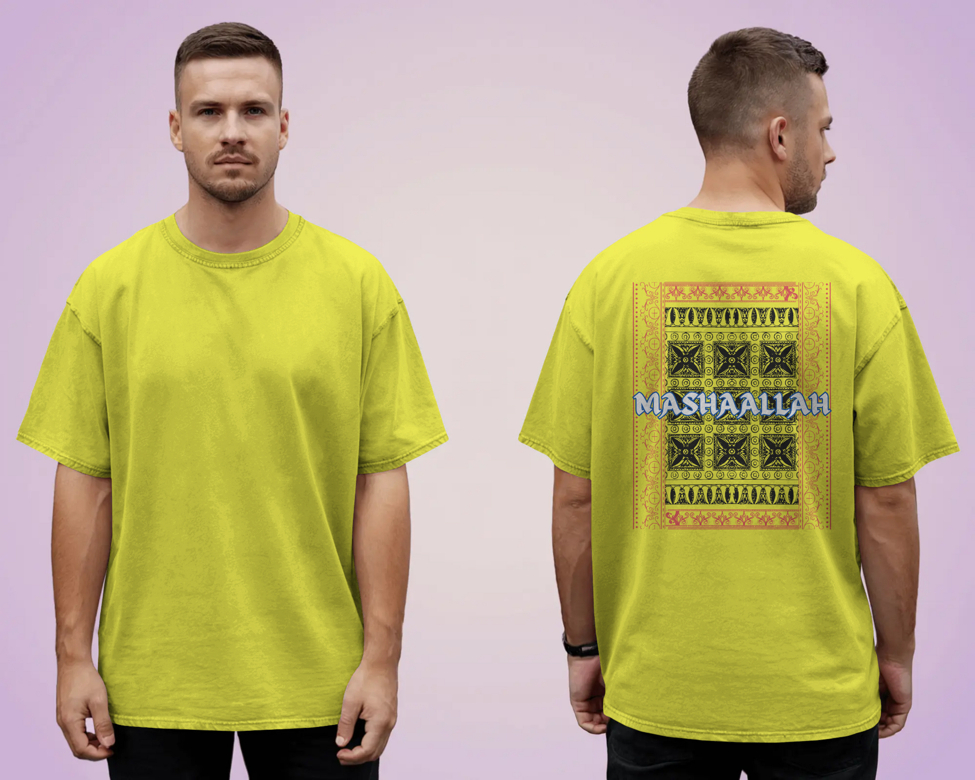 Tshirt - Over Size Fit - Mashaallah Tapestry