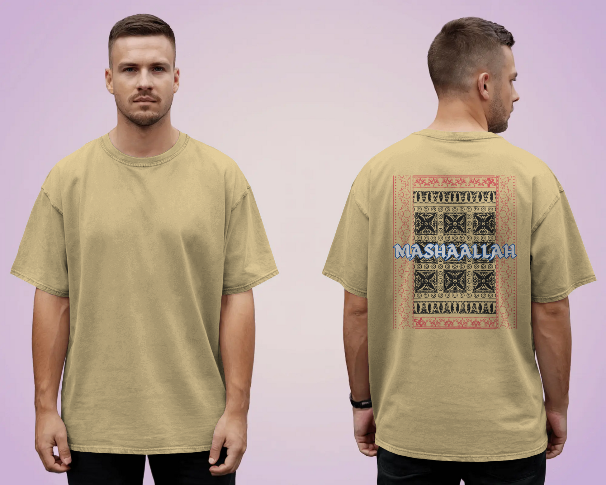 Tshirt - Over Size Fit - Mashaallah Tapestry