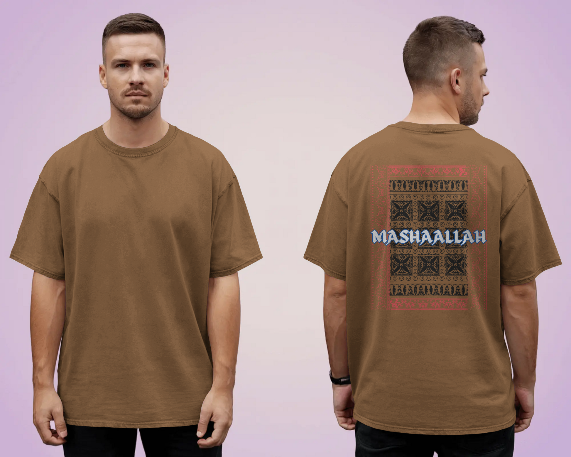 Tshirt - Over Size Fit - Mashaallah Tapestry