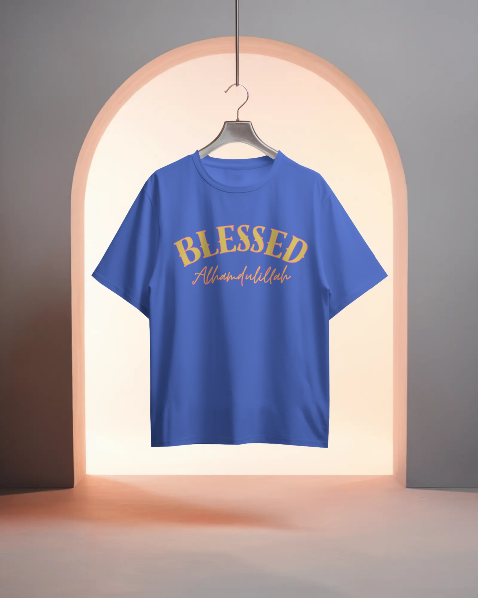 Tshirt - Over Size Fit - Blessed Alhamdulillah