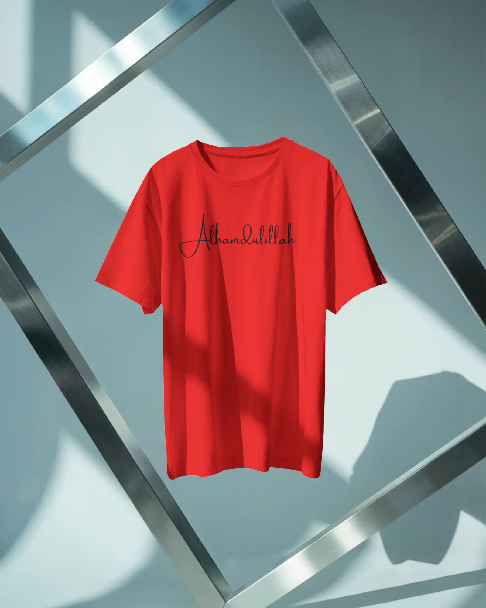 Alhamdulillah Embroidered - Regular Fit - Tshirt